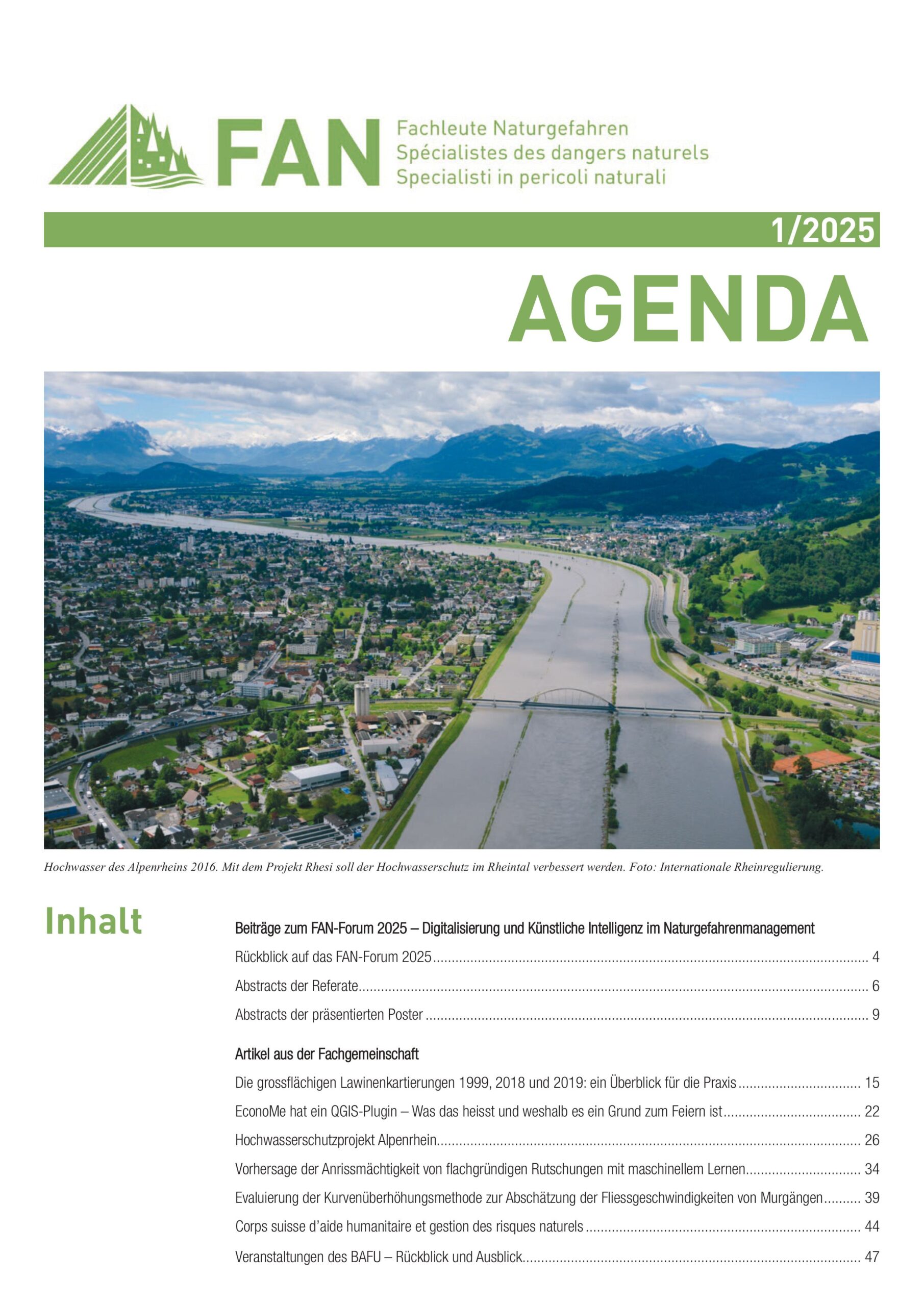 FAN-Agenda 1/2020
